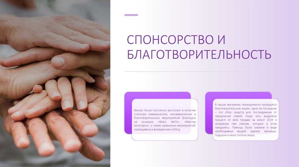 Выступление перед спонсорами с целью убедить их пожертвовать средства на благотворительный проект