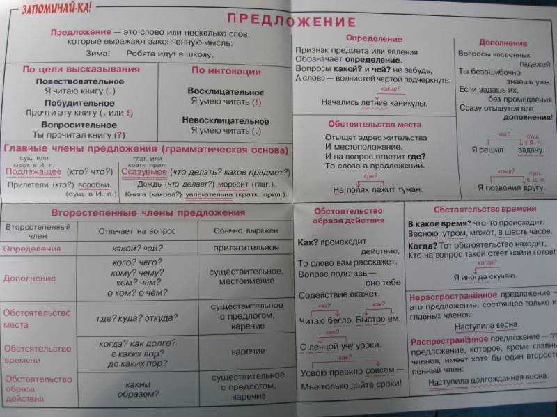 Виды предложений по интонации и цели высказывания - tarologiay.ru