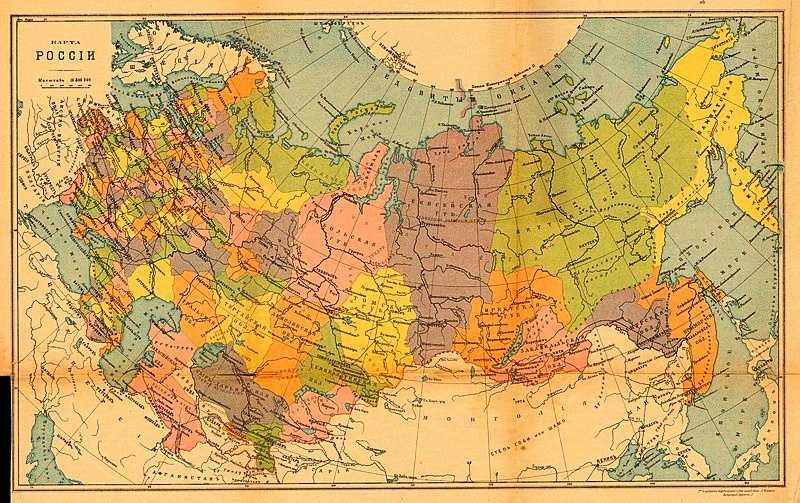 Границы россии 1914 года карта