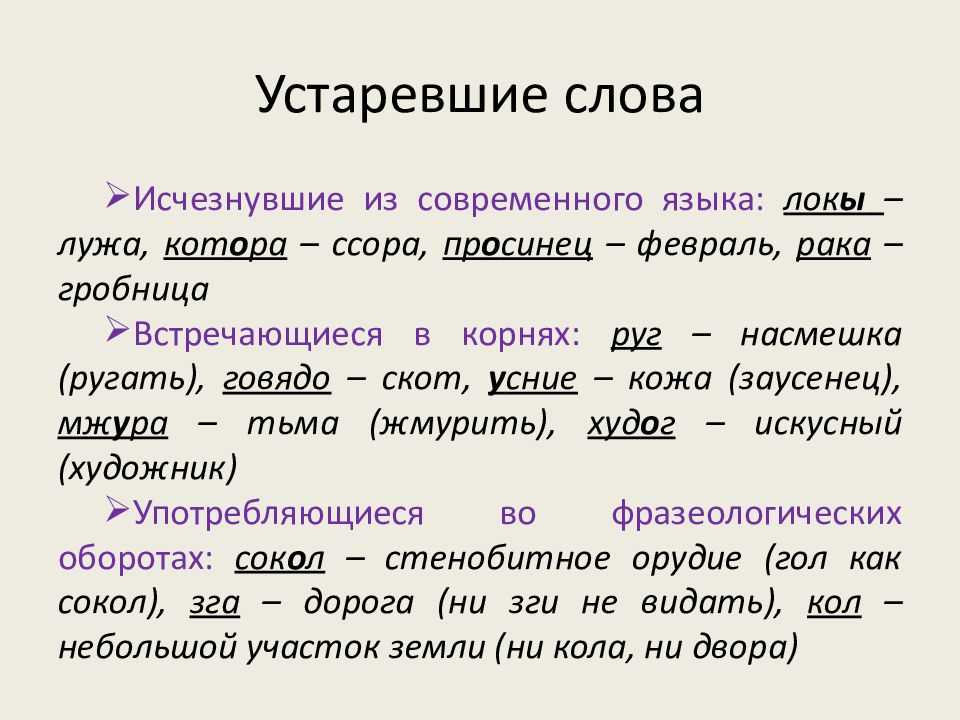 Разбираемся в словах русского языка: чем архаизмы отличаются от историзмов