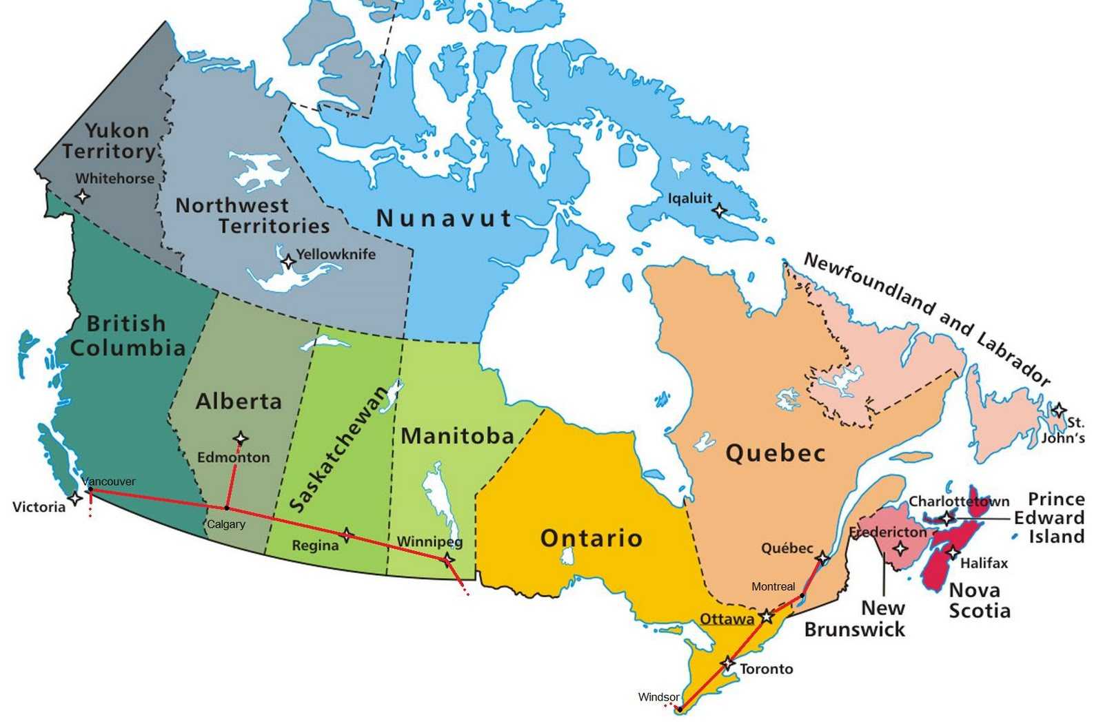 Канада сколько. Штаты Канады на карте. Провинции и территории Канады на карте. Административно-территориальное деление Канады. Территориальное деление Канады.
